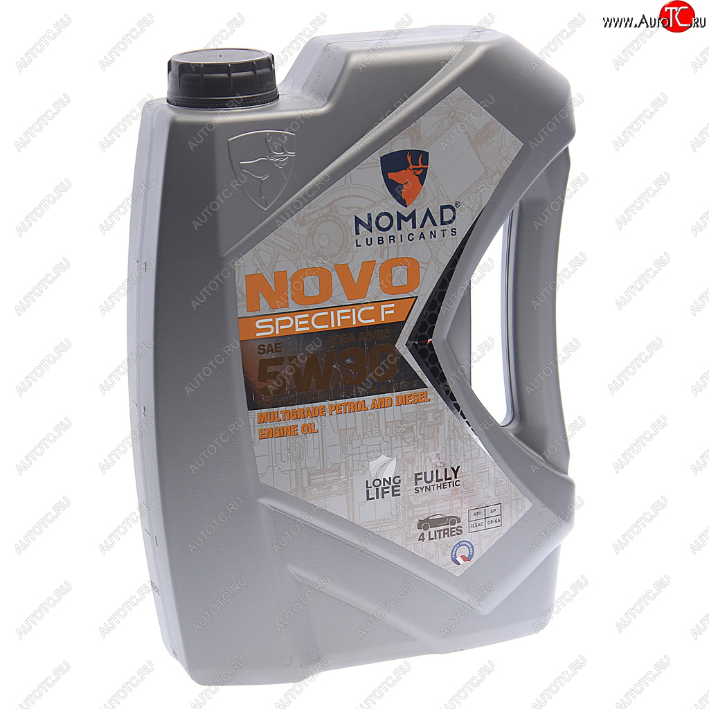 Масло моторное NOVO Specific F A5B5 5W30 синт.4л NOMAD 6290360901725