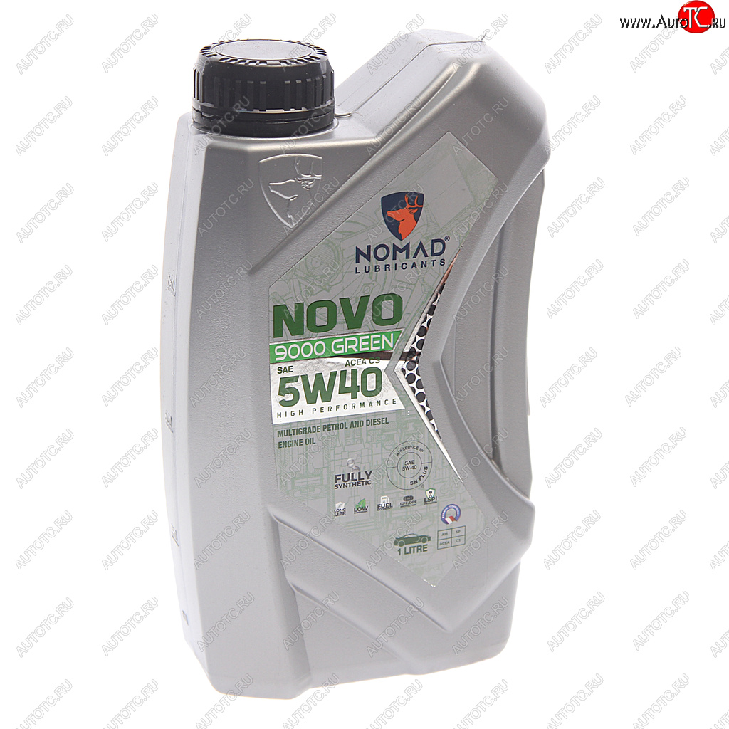 Масло моторное NOVO 9000 GREEN C3 5W40 синт.1л NOMAD 6290360901039