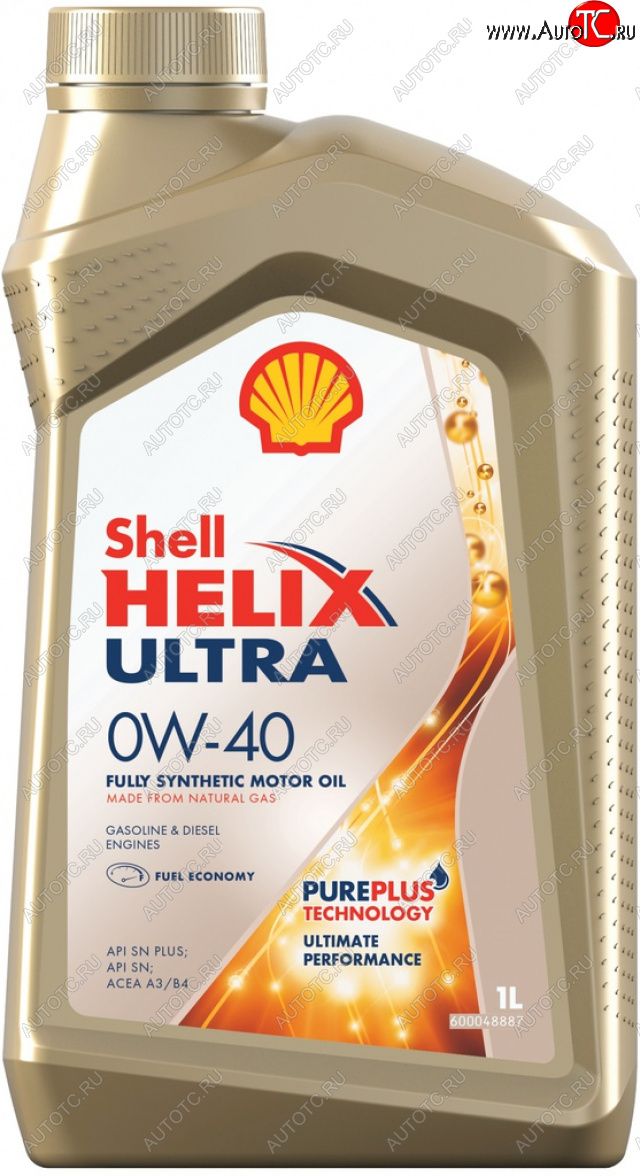 Масло моторное HELIX ULTRA 0W40 A3B4SP синт.1л SHELL 550046356