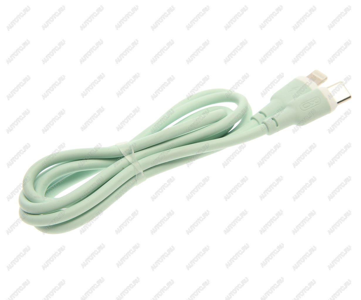 Кабель iPhone (5-)-USB Type C 1м XO nb208a green