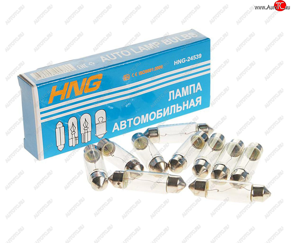 Лампа 24V C5W SV8.5-8 39мм Long Life HNG 24539