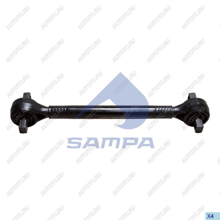 Штанга реактивная DAF F65,65CF,F75,75CF,F85,85CF,F95,95XF (L=611x130xd21) SAMPA 095.324