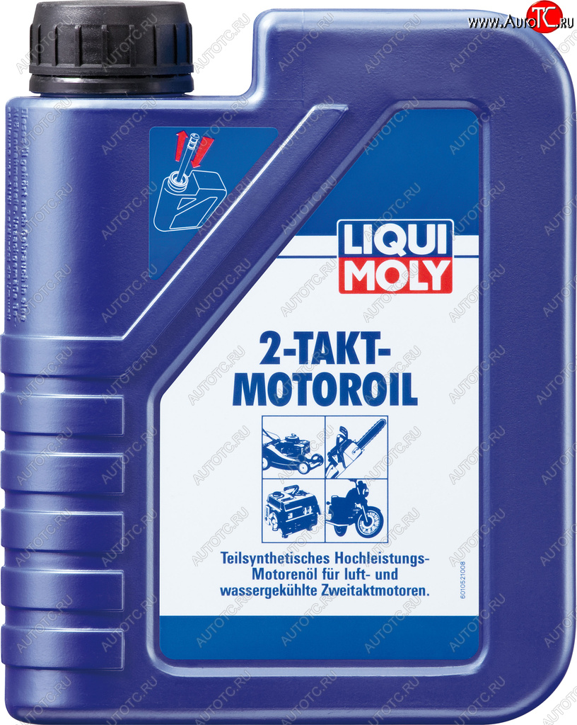 Масло моторное для 2-х тактных двигателей псинт.1л LIQUI MOLY 1052