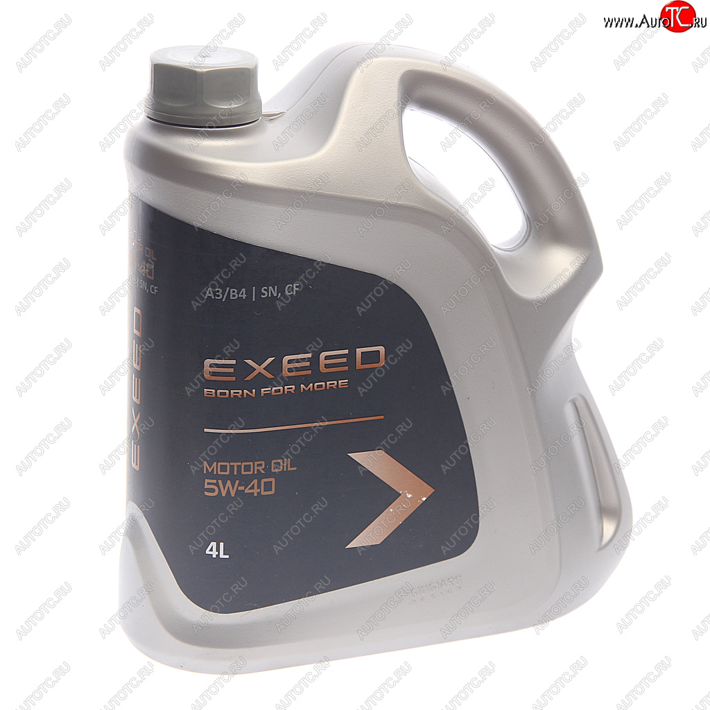 Масло моторное EXEED 5W40 API SNCF ACEA A3B4 синт.4л OE exeed5w404