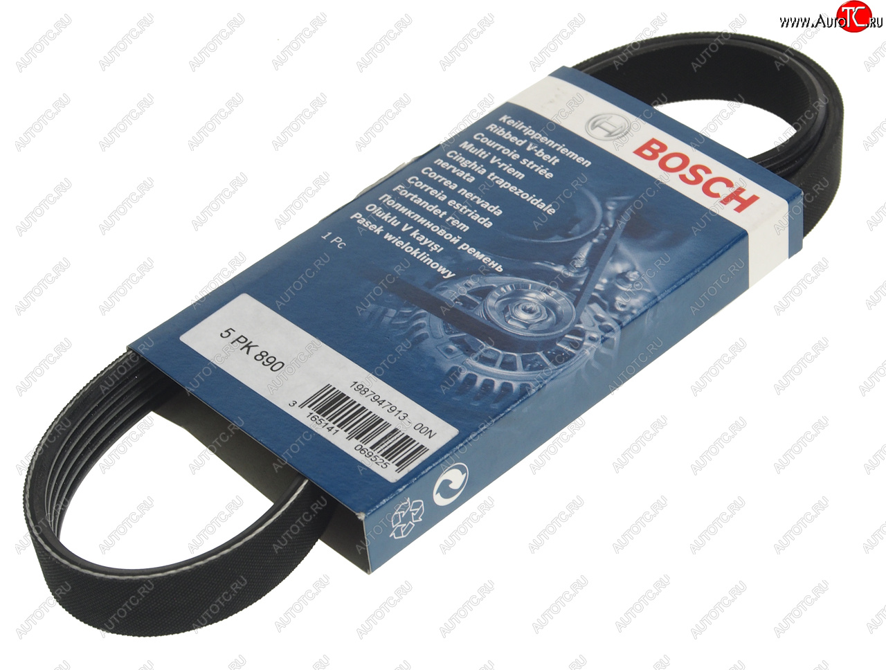 Ремень приводной поликлиновой 5PK890 BOSCH BOSCH 1987947913 1987947913