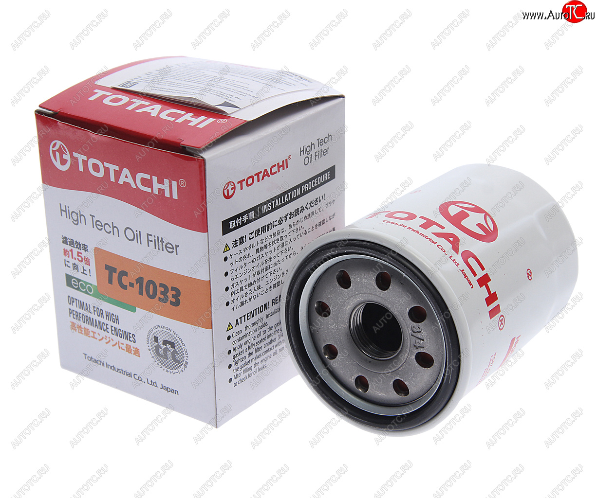 Фильтр масляный GEELY Atlas,Emgrand TOYOTA Avensis (03-),Corolla (02-) TOTACHI tc-1033