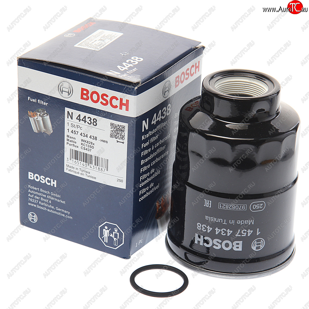 Фильтр топливный TOYOTA Land Cruiser 80,90,120 (80-07-),Hiace (84-06-) (DTDI) BOSCH 1457434438