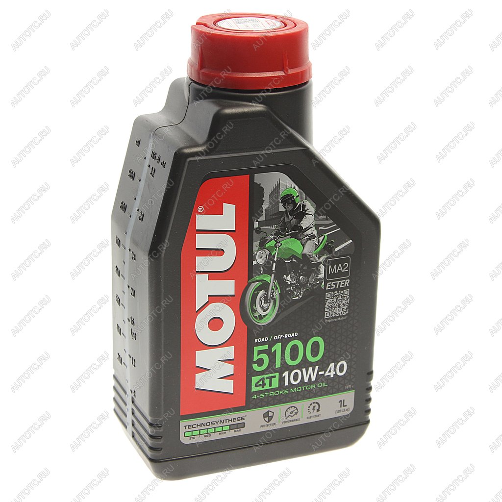 Масло моторное для 4-х тактных двигателей 5100 ESTER 4T 10W40 псинт.1л MOTUL 106906