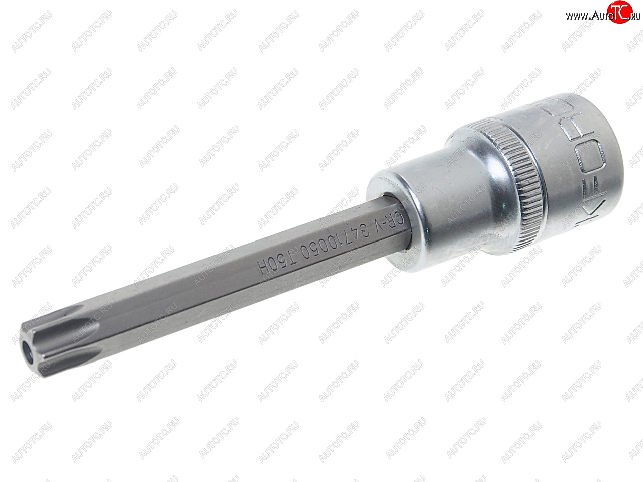 Бита-головка 12 TORX T50х100мм с отверстием ROCKFORCE rf-34710050