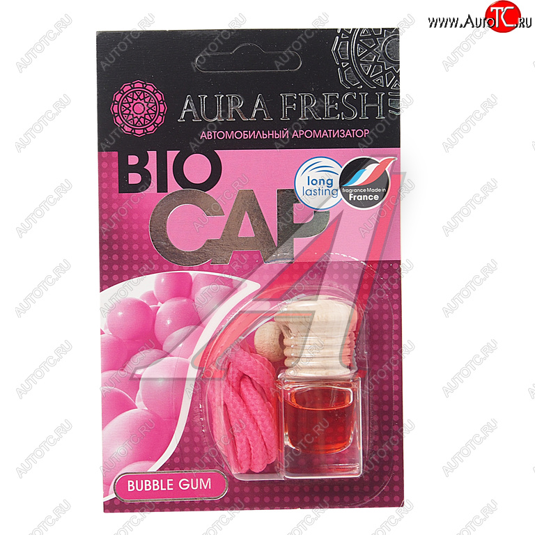 Ароматизатор подвесной жидкостный (bubble Gum) 6мл Bio Cap AURA FRESH 23003