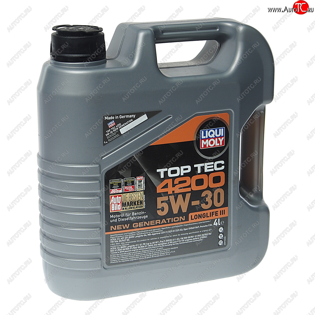 Масло моторное TOP TEC 4200 5W30 синт.4л LIQUI MOLY 3715