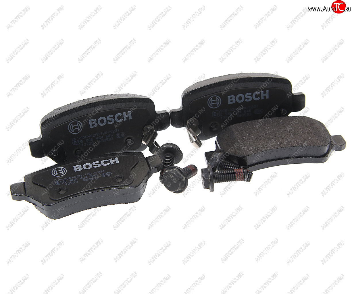 Колодки тормозные OPEL Astra G,H,Zafira A задние (4шт.) BOSCH BOSCH 0986424646 0986424646