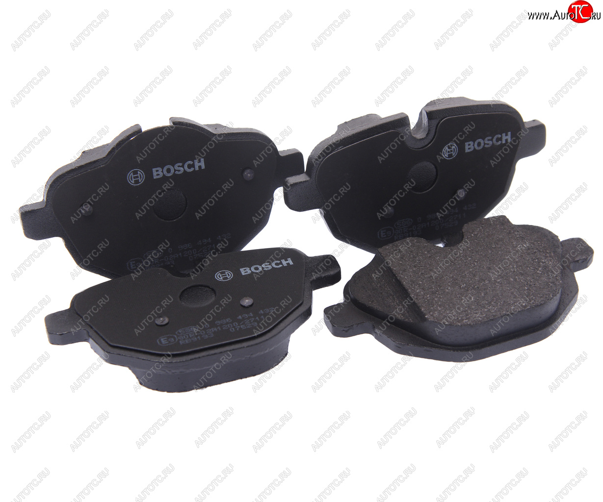 Колодки тормозные BMW 5 (F10,F11),X3 (F25),Z4 (2.0-3.0) (10-) задние (4шт.) BOSCH BOSCH 0986494432 0986494432