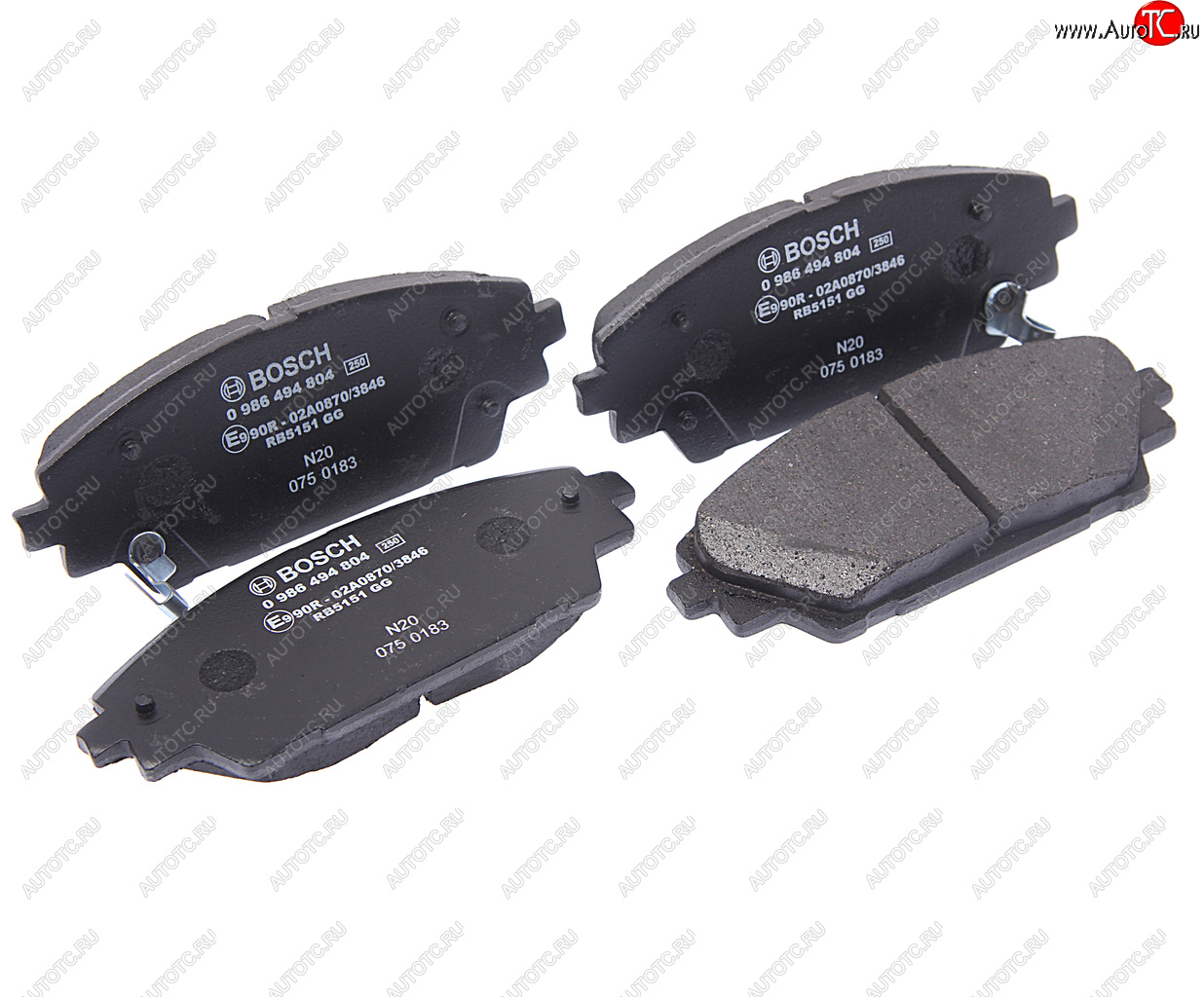 Колодки тормозные MAZDA 3 (13) передние (4шт.) BOSCH BOSCH 0986494804 0986494804