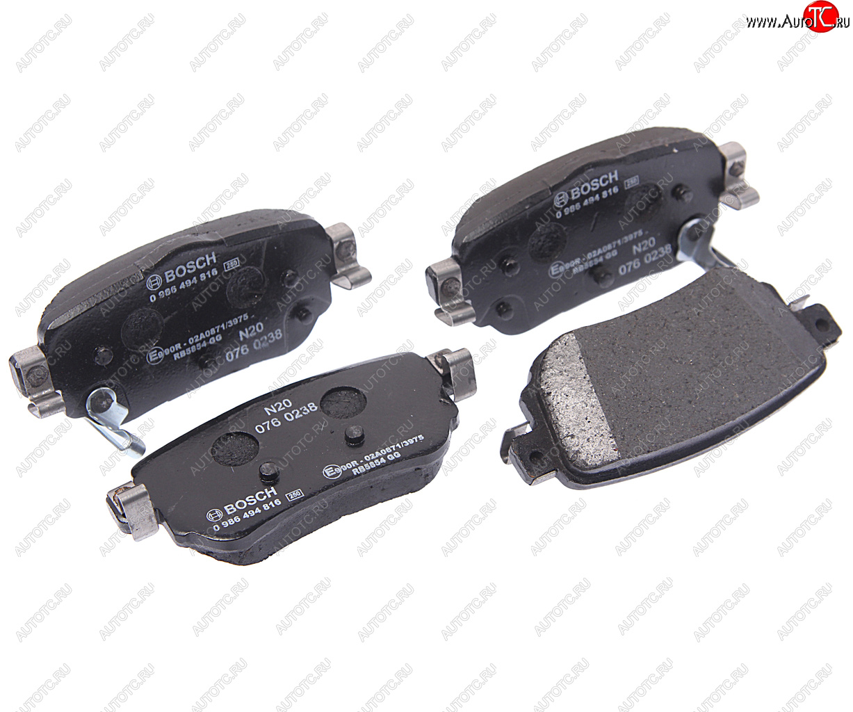 Колодки тормозные NISSAN Qashqai (14-) задние (4шт.) BOSCH BOSCH 0986494816 0986494816