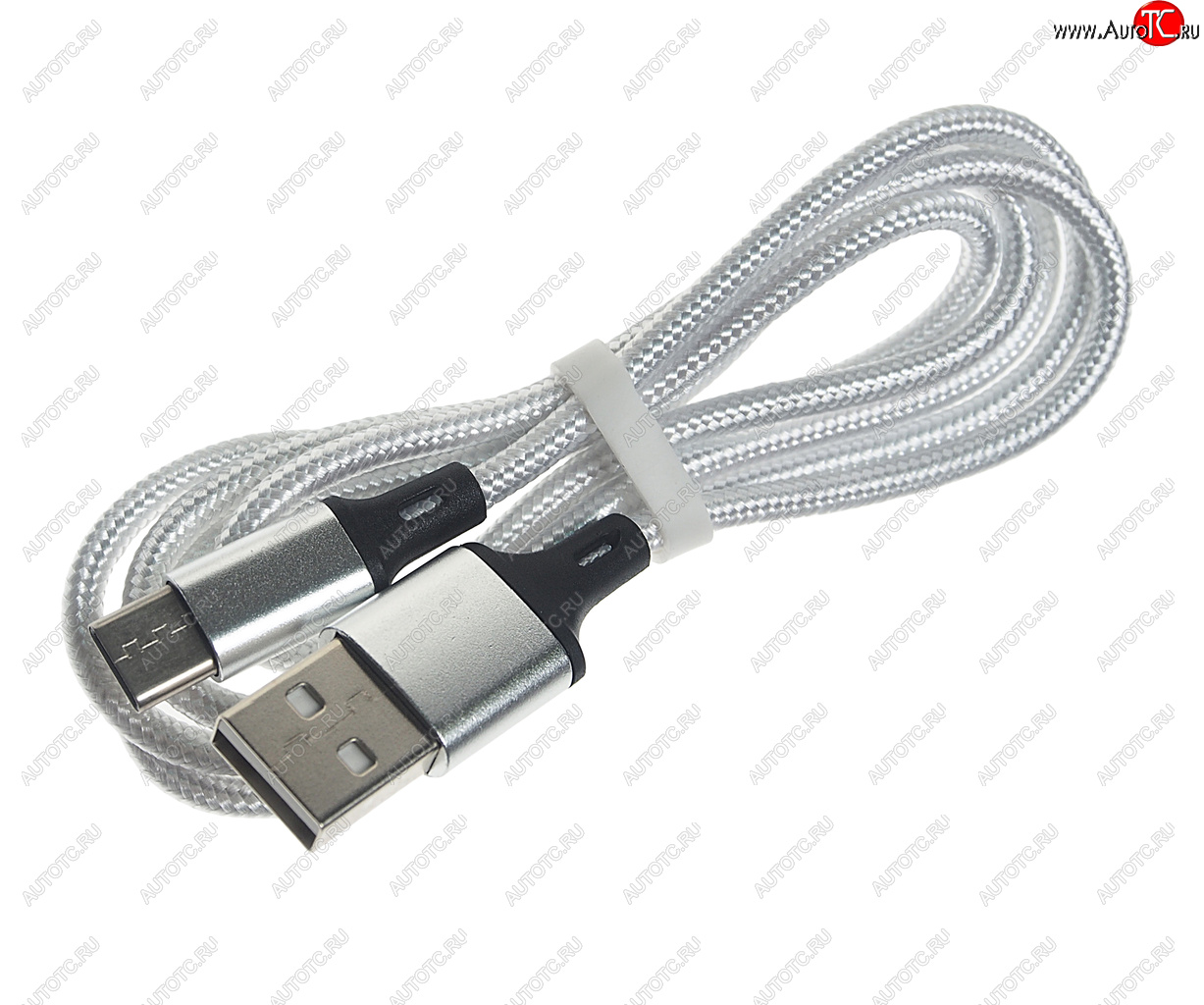 Кабель micro USB 1м FAISON hx14 alum white