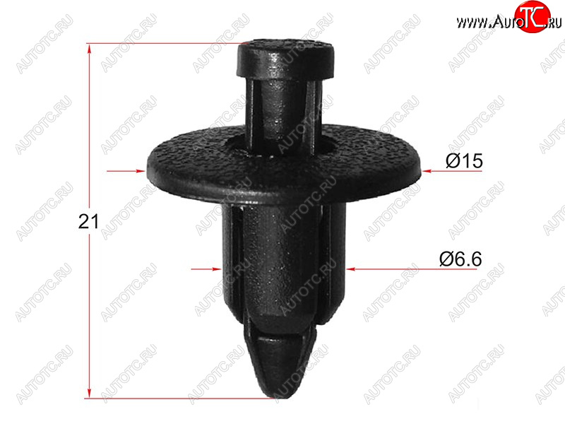 Клипса GM/LEXUS/MITSUBISHI/SUBARU/SUZUKI/TOYOTA (1 шт.) SAT ST-KJ-034, stkj034 ST-KJ-034