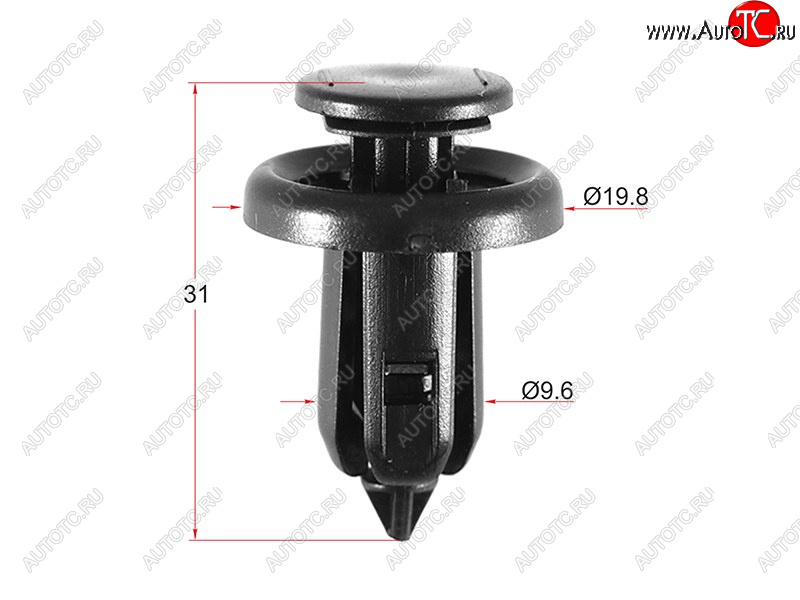 Клипса защита бампера HONDA (1 шт.) ST-KJ-066