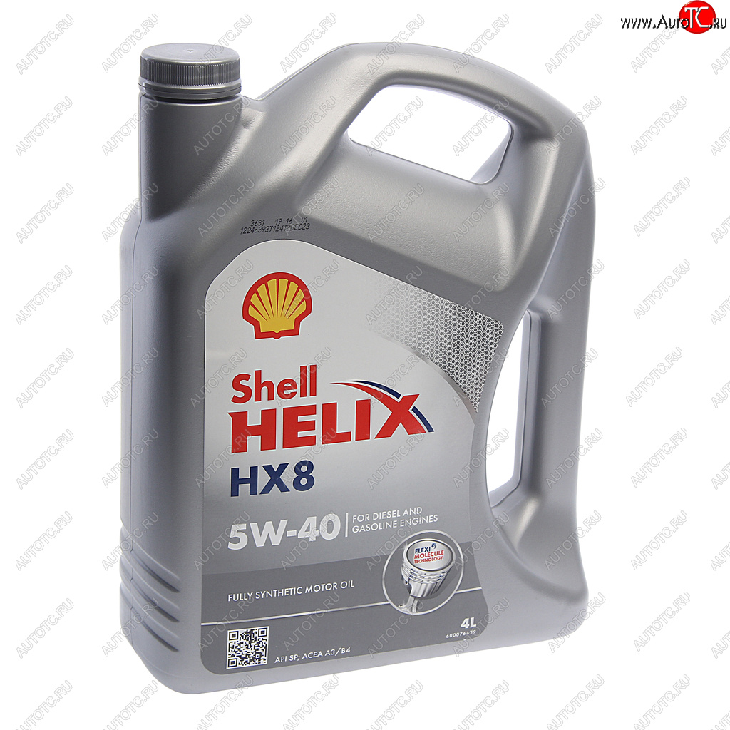 Масло моторное HELIX HX-8 5W40 A3B4SP синт.4л SHELL 550070336