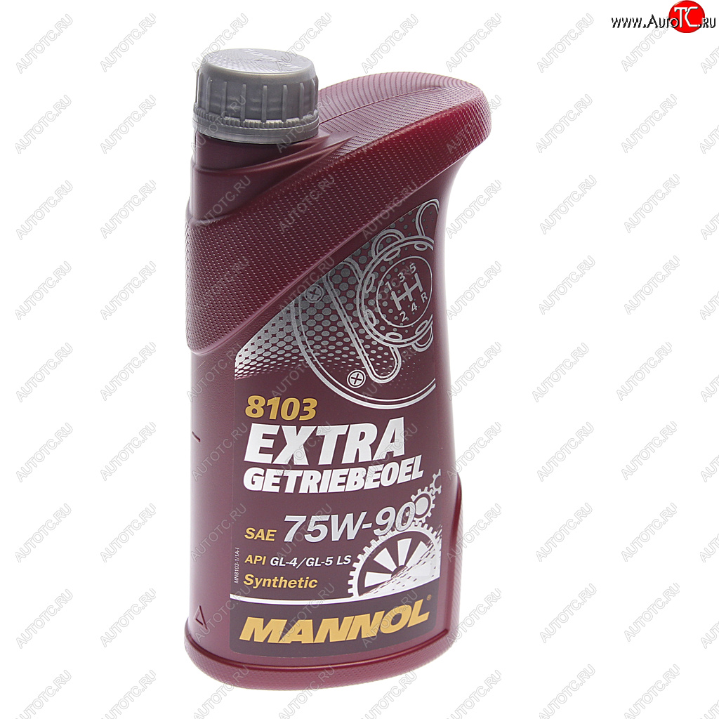 Масло трансмиссионное EXTRA GEAR OIL LS GL-45 75W90 синт.1л 8103 MANNOL 1304