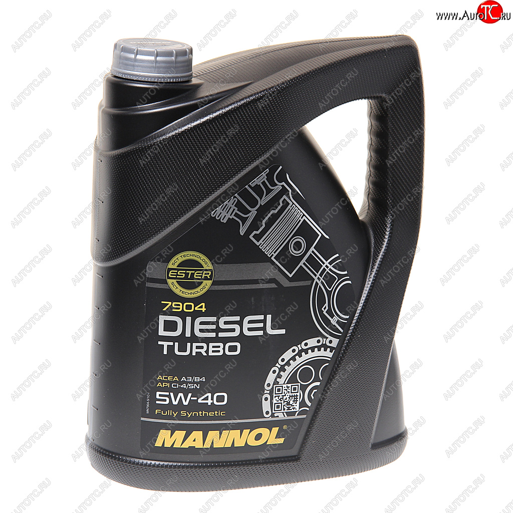 Масло дизельное TURBO DIESEL 5W40 синт.5л MANNOL 1011