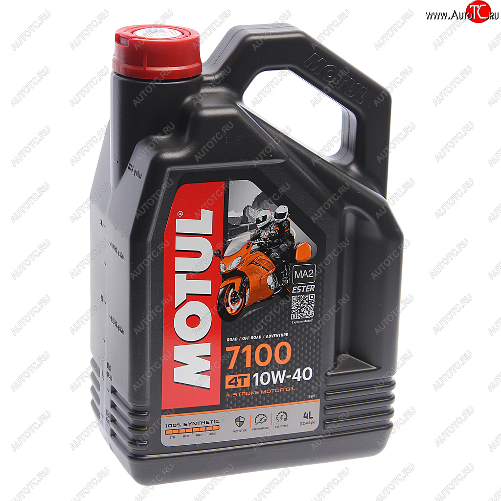 Масло моторное для 4-х тактных двигателей 7100 ESTER 4T 10W40 синт.4л MOTUL 112122