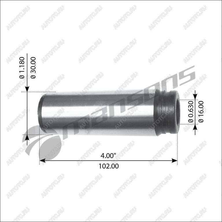 Палец MAN MERCEDES колодки тормозной (30х102мм) MANSONS m5321