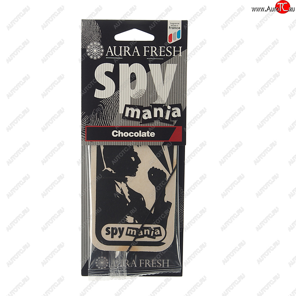 Ароматизатор подвесной картонный (chocolate) Spy Mania AURA FRESH 23100