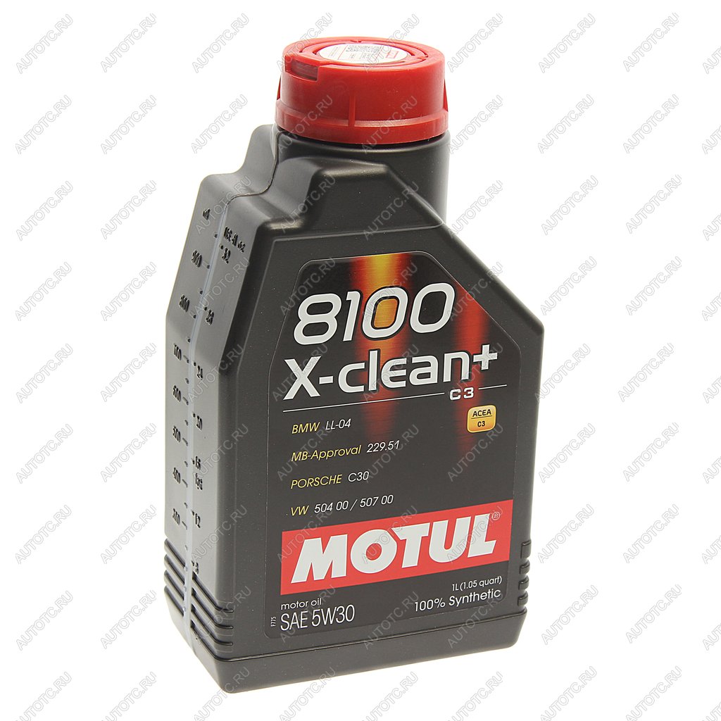 Масло моторное 8100 X-CLEAN+ 5W30 синт.1л MOTUL 106376