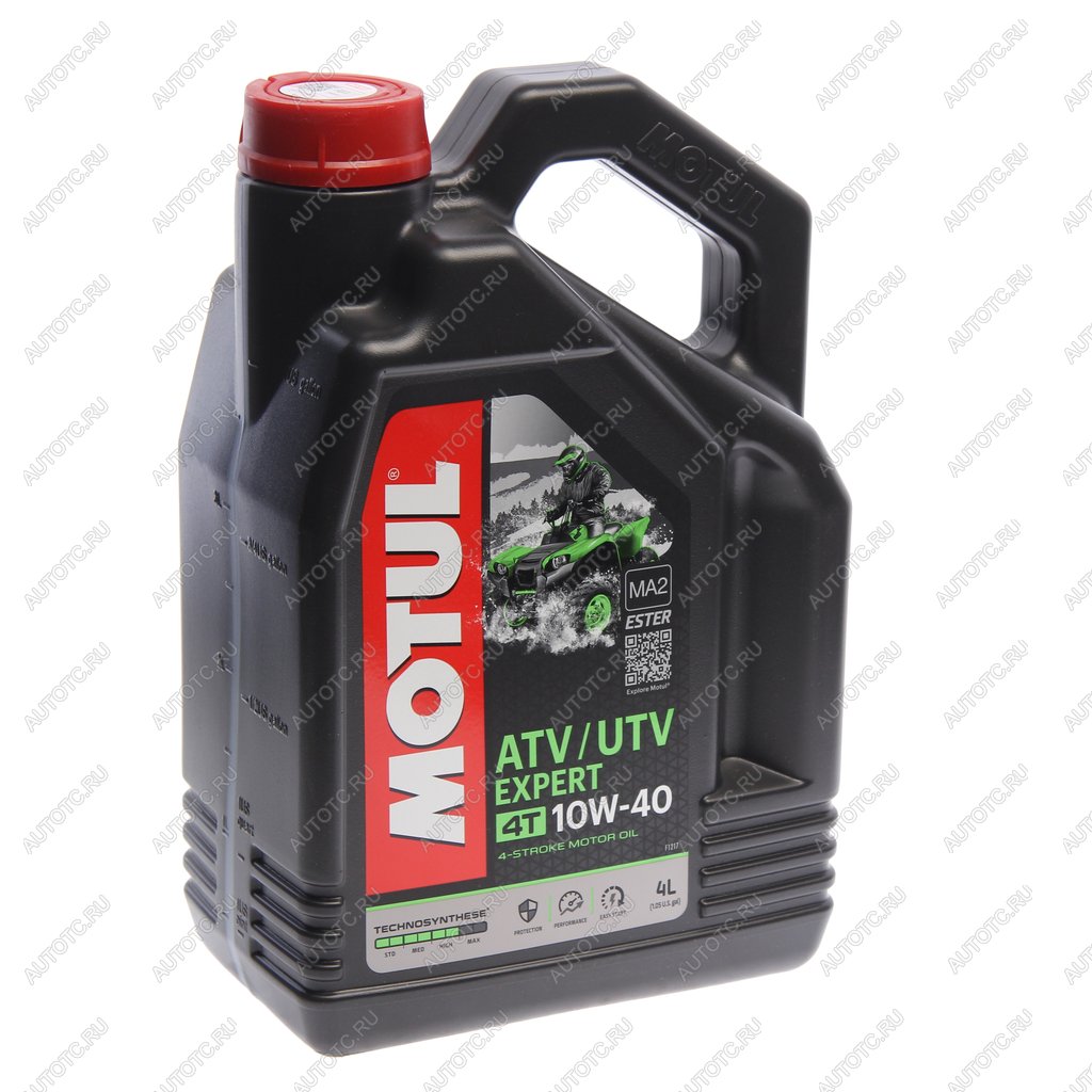 Масло моторное для 4-х тактных двигателей ATV-UTV EXPERT 4T 10W40 псинт.4л MOTUL 112786