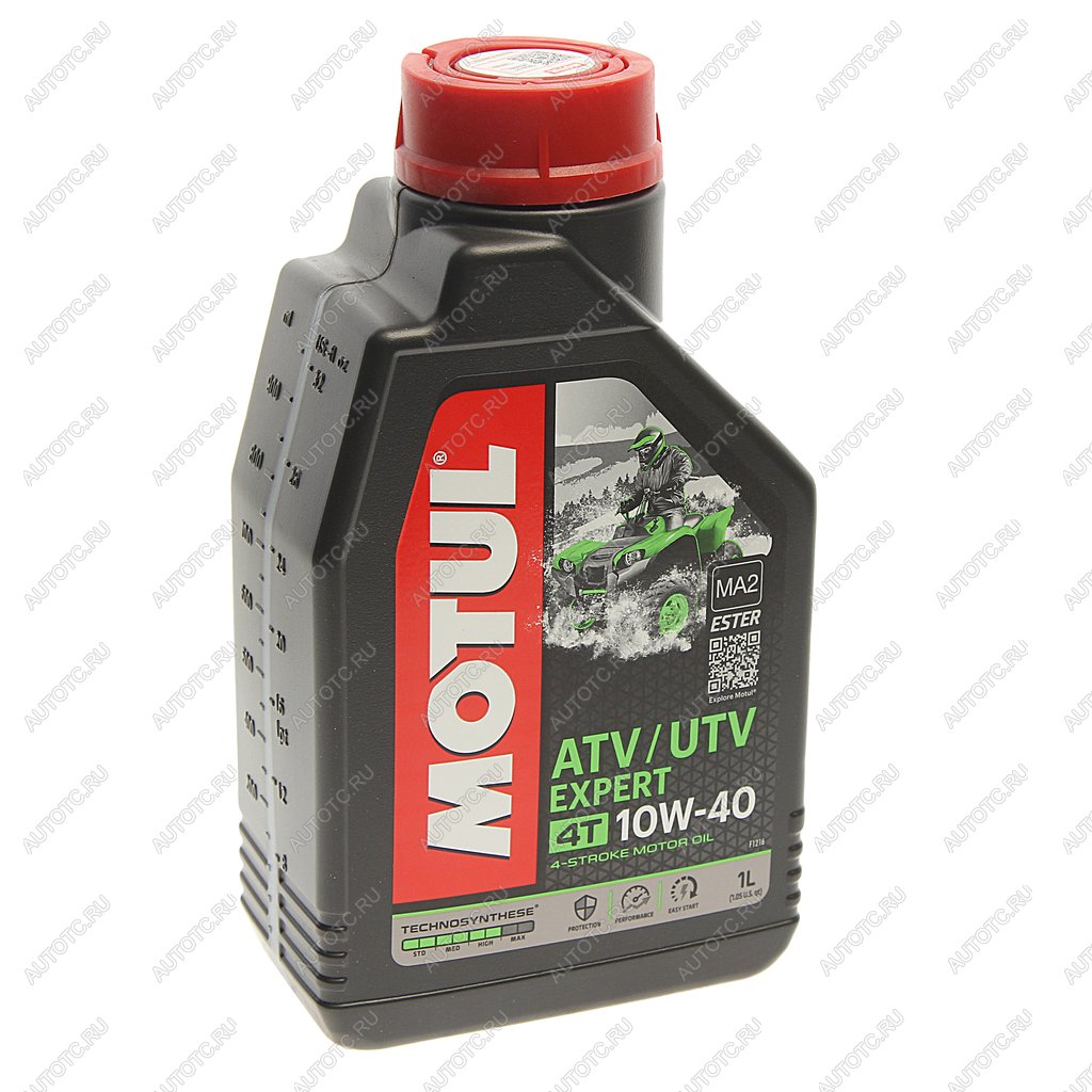 Масло моторное для 4-х тактных двигателей ATV-UTV EXPERT 4T 10W40 псинт.1л MOTUL 112785