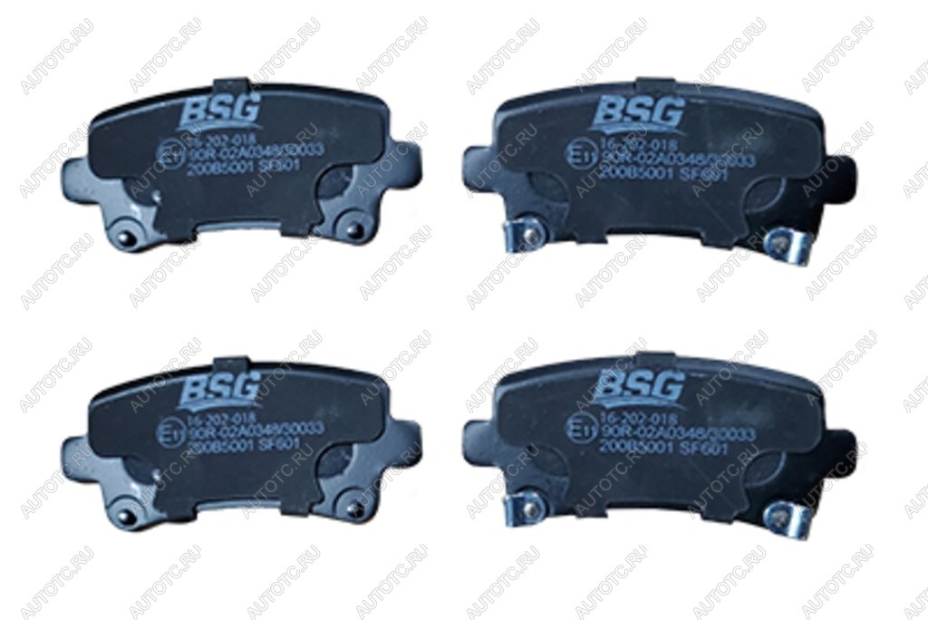 Колодки тормозные OPEL Insignia (08-) SAAB 9-5 (10-) задние (4шт.) BSG bsg65200022