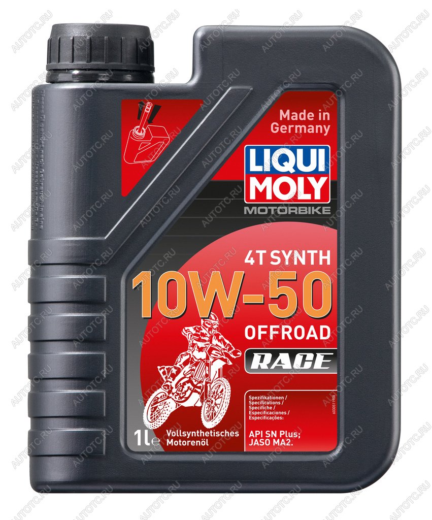 Масло моторное для 4-х тактных двигателей OFFROAD RACE SYNTH 4T 10W50 синт.1л LIQUI MOLY 3051