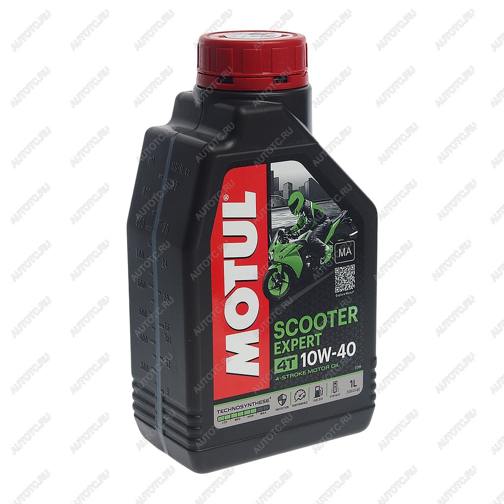 Масло моторное для 4-х тактных двигателей SCOOTER EXPERT 4T 10W40 псинт.1л MOTUL 112752