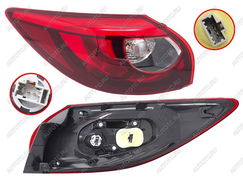 Фонарь задний MAZDA CX-5 15-17 LH LED ST-216-19AEL-AE