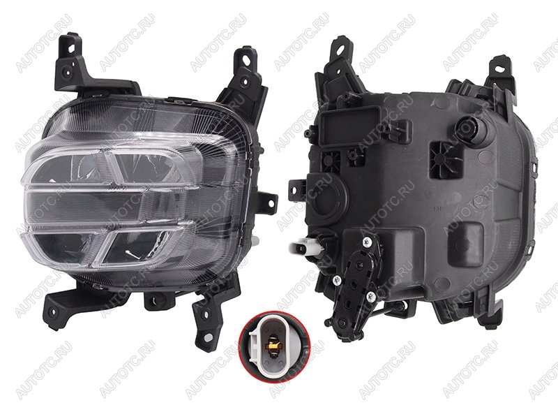 Фара противотуманная KIA SPORTAGE 18-22 LH LED SAT ST-26-0046, st260046 ST-26-0046