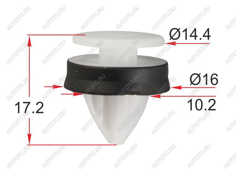 Клипса обшивки двери FORD (1 шт.) ST-M12499