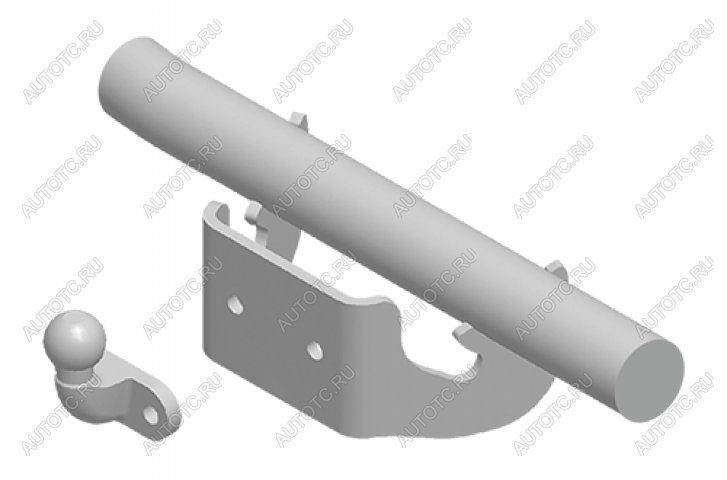 Фаркоп Aragon E2005CC Стальной, тип крюка: F (C, F30)  Ford Tourneo 2000-2006 Ford Tourneo 2006-2014 Ford Transit Van 2000-2006 Ford Transit Van 2006-2014  e2005cc