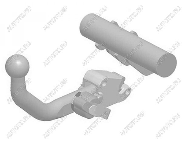 Фаркоп Aragon E2903ES Стальной, тип крюка: S  Jeep Grand Cherokee 2011-2013 Jeep Grand Cherokee 2014-  e2903es