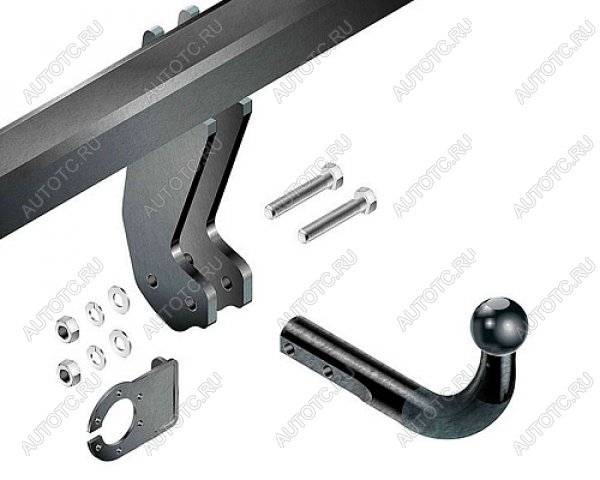 Тюнинговый фаркоп Toyota Land Cruiser 200 2007-2021 (кроме комплектаций Exclusive и Excalibur), Lexus LX570 2007-2021 крепление шара на двух болтах 3054-aod