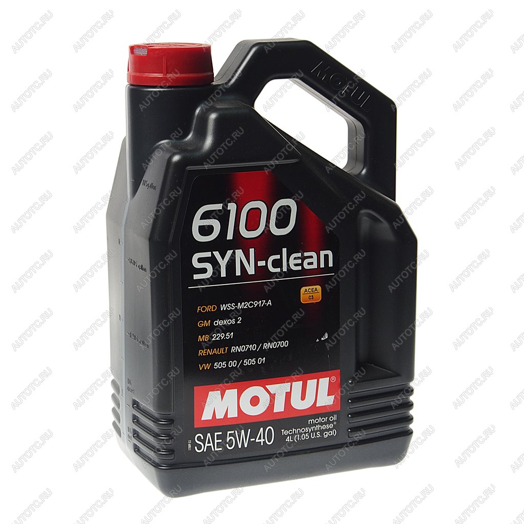 Масло моторное 6100 SYN-CLEAN 5W40 псинт.4л MOTUL 107942