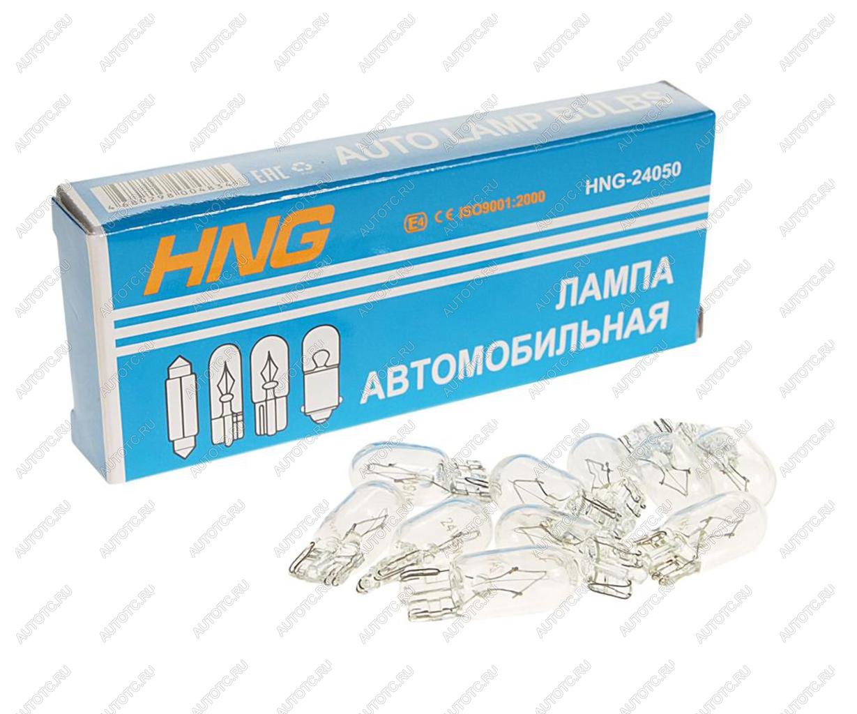 Лампа 24V W5W T10W W2.1x9.5d Long Life HNG 24050