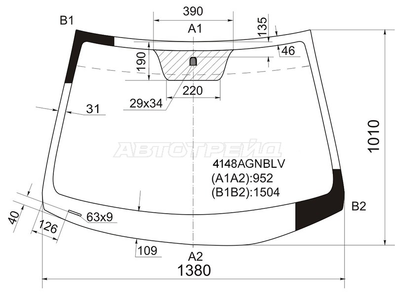 Размер лобового хендай акцент. Стекло Hyundai Accent 4d sed (00-06) артикул: hyns0008.