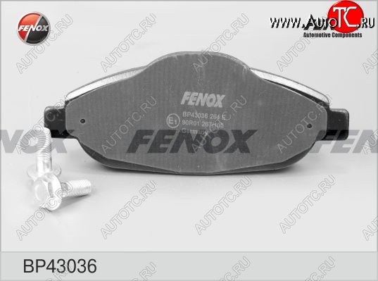 1 899 р. Колодка переднего дискового тормоза FENOX Peugeot 3008 дорестайлинг (2009-2013)