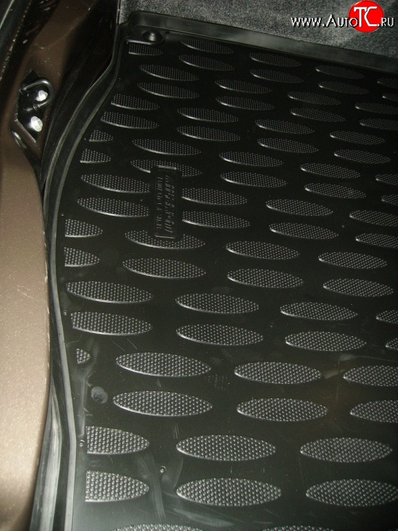 1 199 р. Коврик в багажник Aileron (полиуретан)  Peugeot 301 (2012-2017)