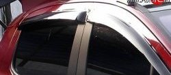 Дефлекторы окон (ветровики) Novline 4 шт Peugeot 308 T7 хэтчбек 5 дв. дорестайлинг (2007-2011)
