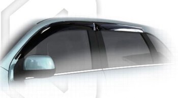 2 079 р. Дефлектора окон CA-Plastiс  Peugeot 4008 (2012-2017) (Classic полупрозрачный, Без хром.молдинга). Увеличить фотографию 1