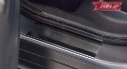 2 519 р. Накладки на внутренние пороги Souz-96  Peugeot 4008 (2012-2017). Увеличить фотографию 1