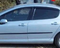 1 394 р. Дефлекторы окон (ветровики) 4 шт. (седан) Novline  Peugeot 407  седан (2004-2010). Увеличить фотографию 1