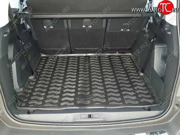 1 129 р. Коврик багажника Aileron (5 мест, сложен 3 ряд)  Peugeot 5008  T87 (2017-2020)
